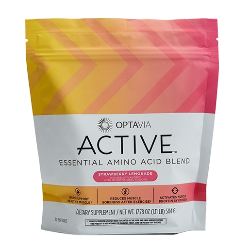 Optavia Active Essential Amino Acid Blend - Strawberry Lemonade