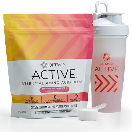 Optavia Active Essential Amino Acid Blend - Strawberry Lemonade